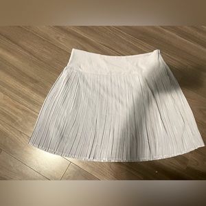 Light Grey Pleated Skirt